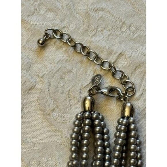 JOAN RIVERS STARLET STYLE NECKLACE IN SHADES OF PINK, BROWN and GOLD - Picture 5 of 16